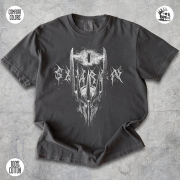 Sauron Lord of the Rings Dark Lord t-shirt by Cruel Royalty, vintage fantasy streetwear on Comfort Colors.