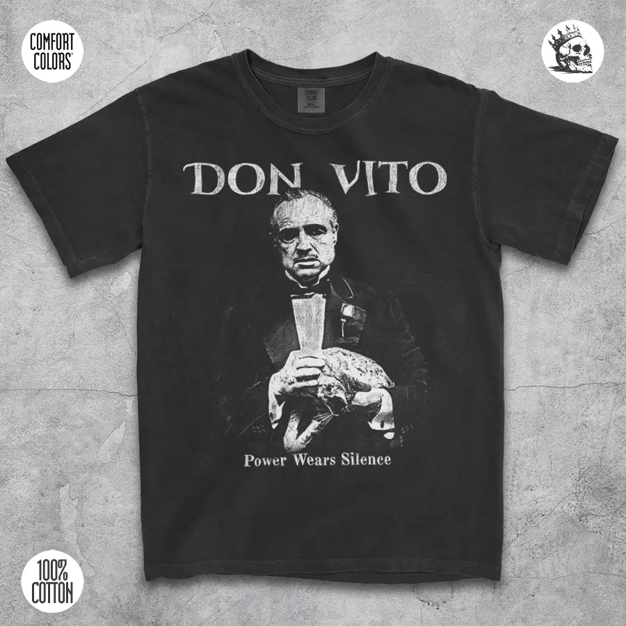 Don Vito Shirt β The Godfather - Inspired Vintage Mafia Graphic Tee | Cruel Royalty - Cruel Royalty