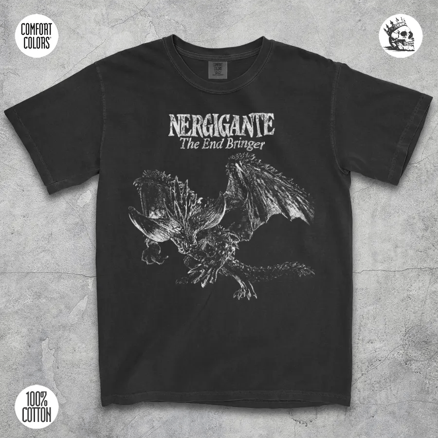 Nergigante Shirt β Devourer of Light Monster Hunter Tee | Cruel Royalty Streetwear - Cruel Royalty