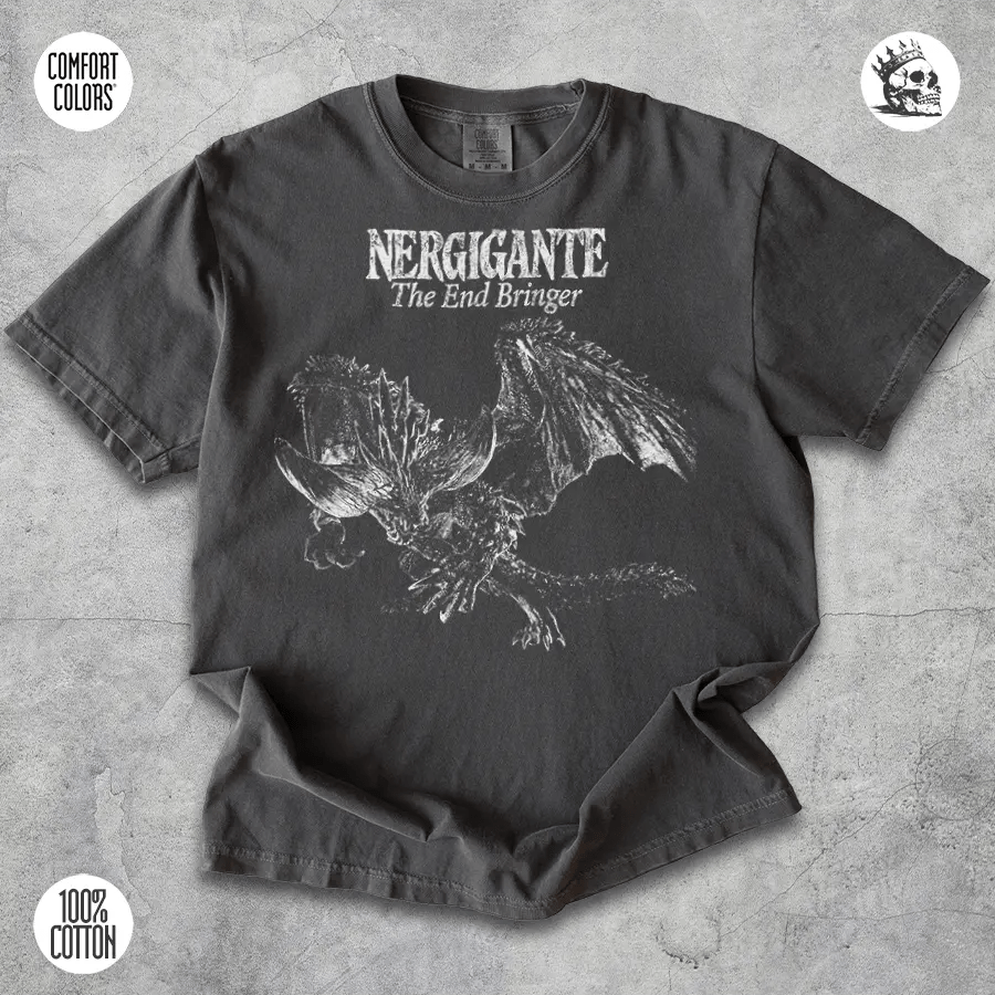 Nergigante Shirt β Devourer of Light Monster Hunter Tee | Cruel Royalty Streetwear - Cruel Royalty