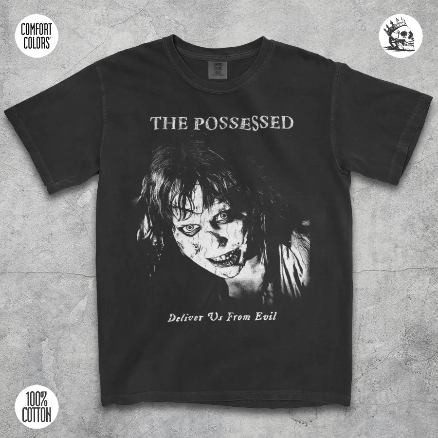 The Exorcist Shirt β The Possessed 1973 Horror Graphic Tee | Cruel Royalty - Cruel Royalty