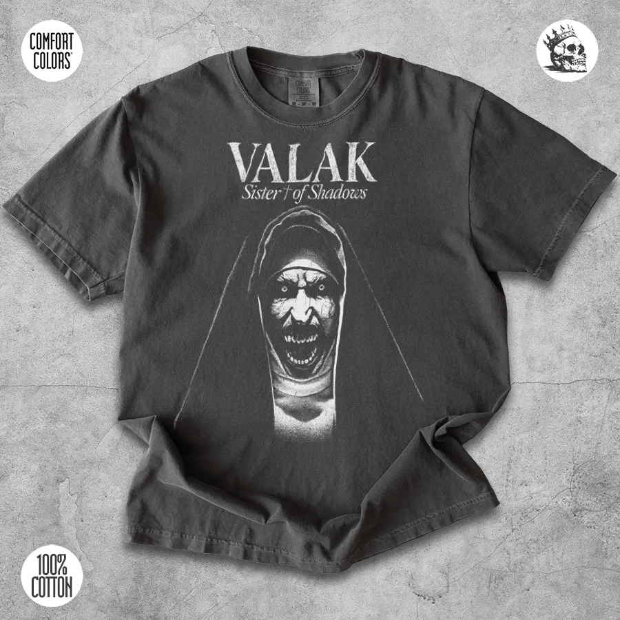 Valak Shirt β Sister of Shadows Horror Tee | The Nun Inspired Gothic Streetwear by Cruel Royalty - Cruel Royalty