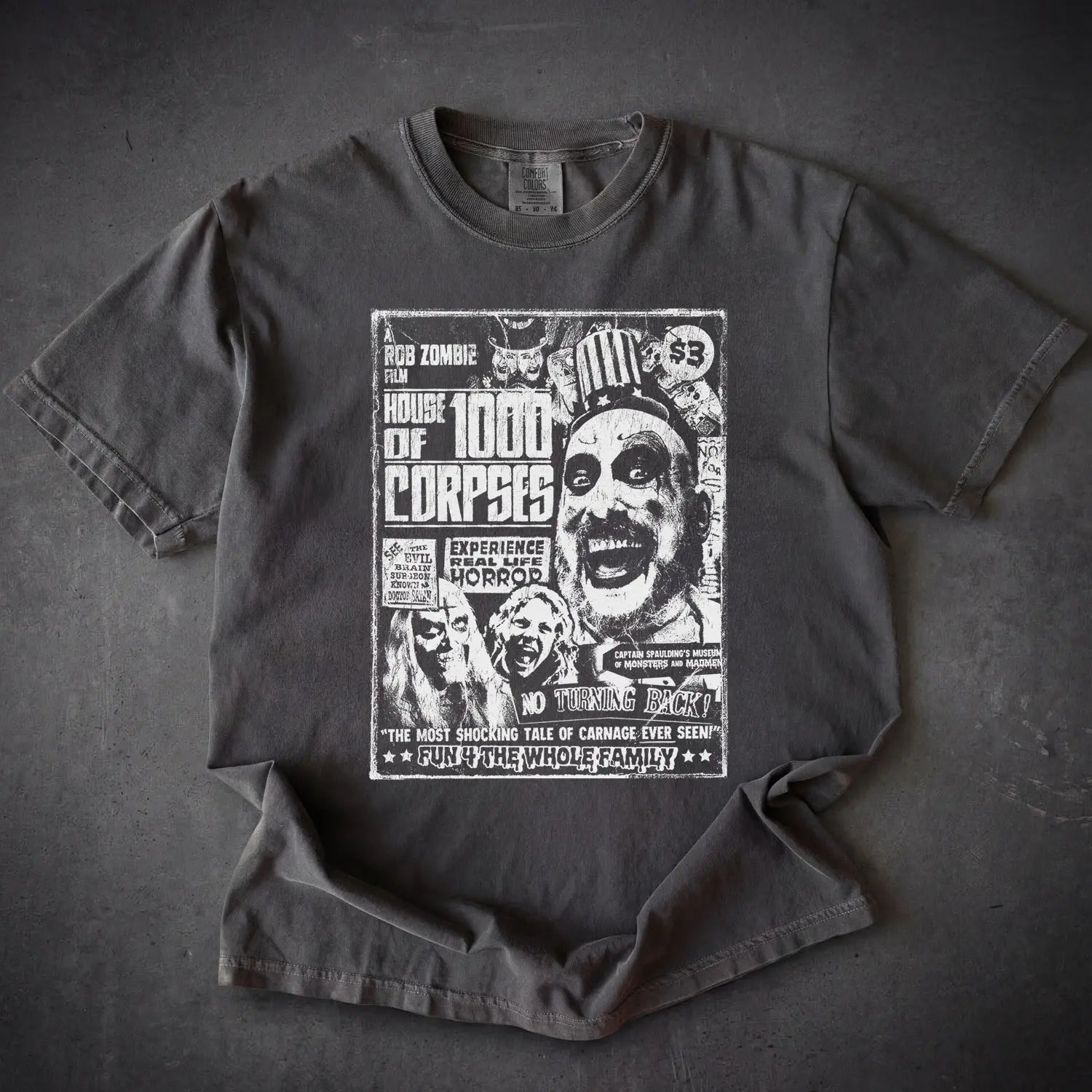 House of 1000 Corpses Tee – Rob Zombie Shirt - Cruel Royalty