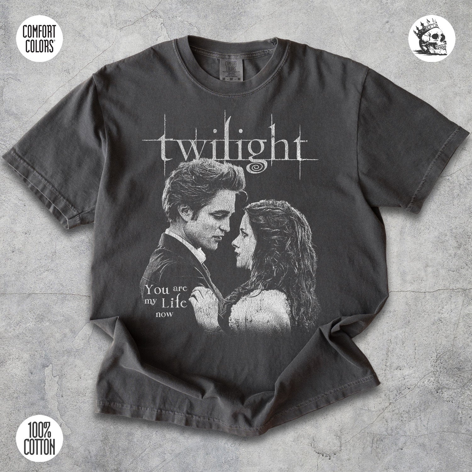 Bella & Edward Shirt – Eternal Love Gothic Romance Tee for Fans