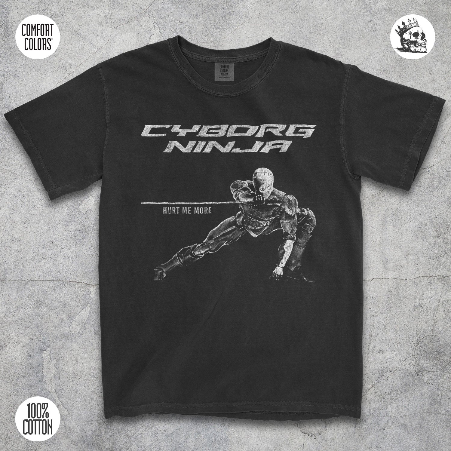 Cyborg Ninja Shirt – Futuristic Stealth Warrior Graphic Tee