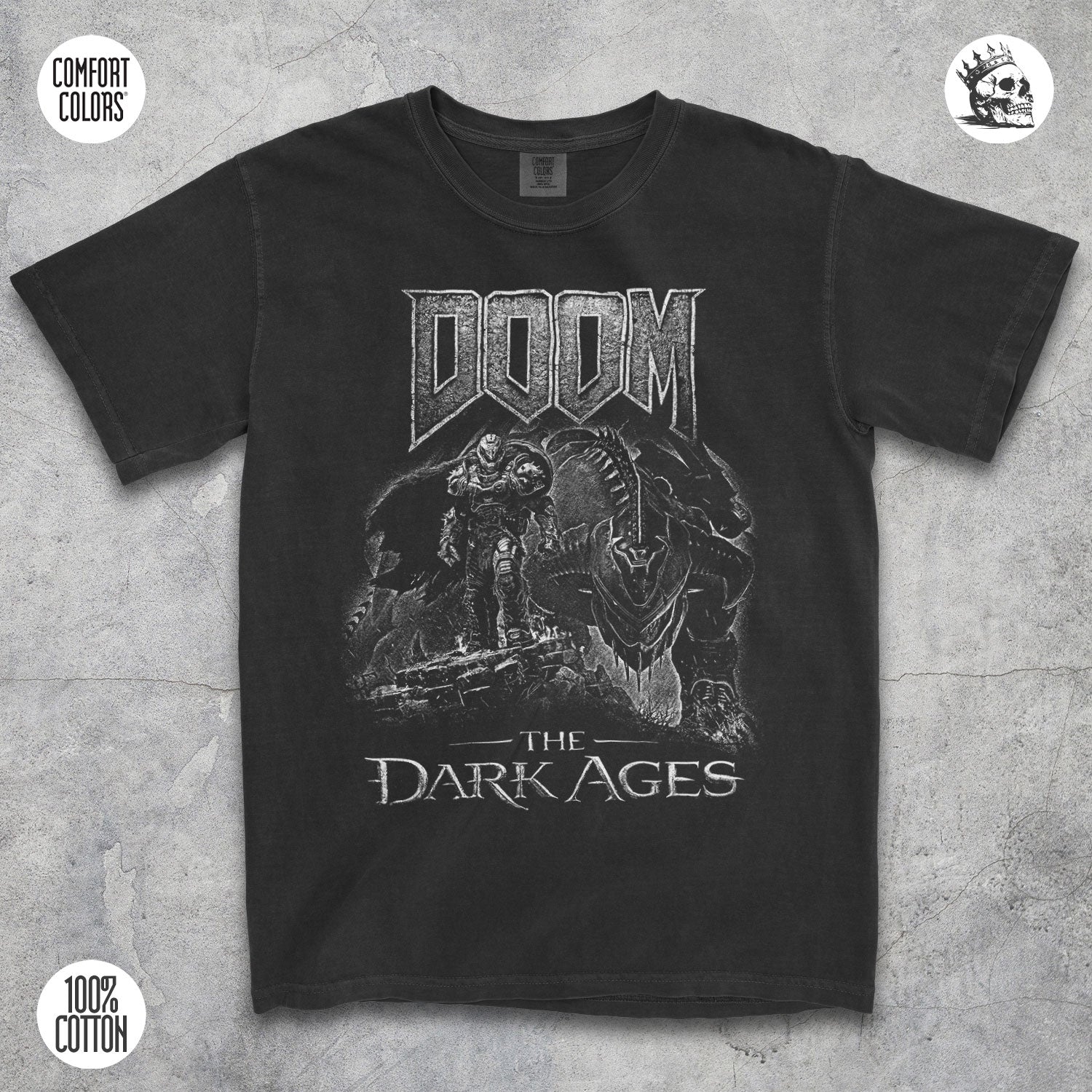 DOOM The Dark Ages Shirt – Medieval Slayer Graphic Tee for Fans