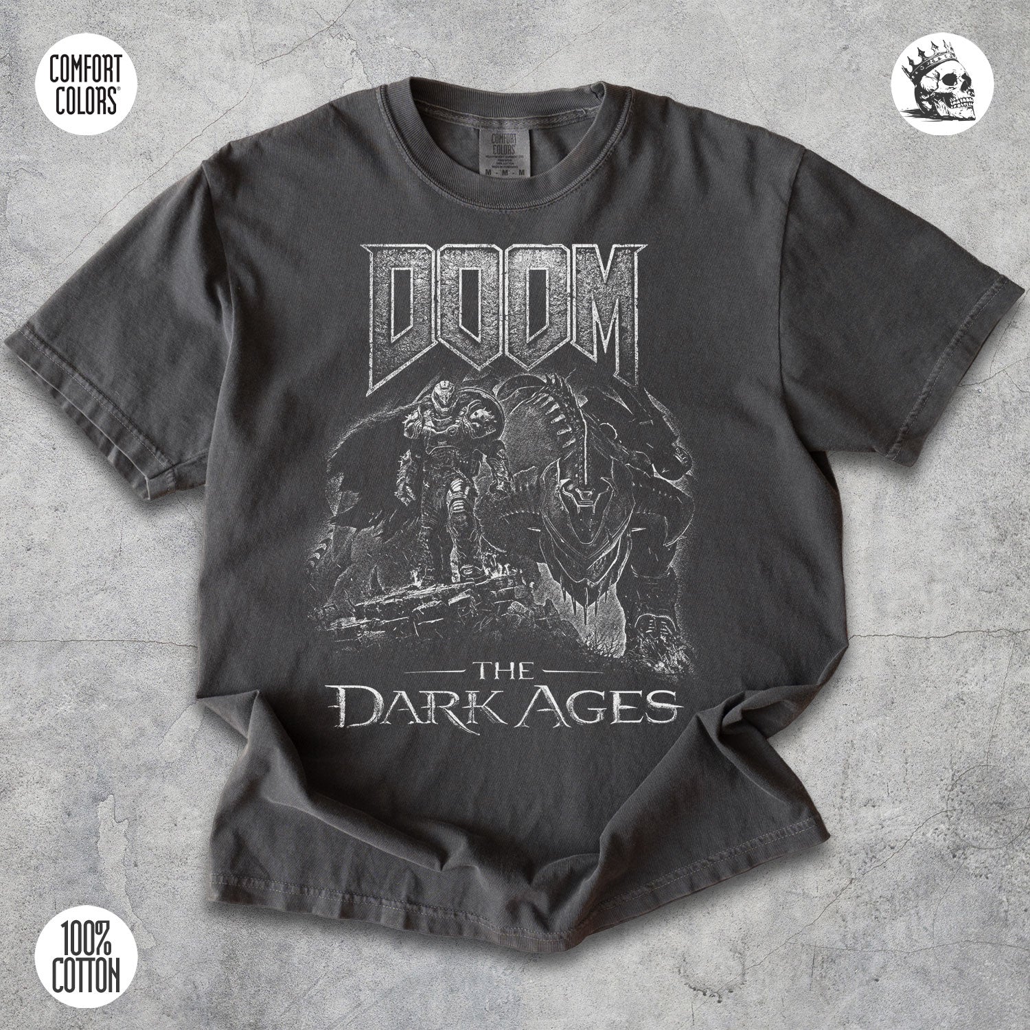 DOOM The Dark Ages Shirt – Medieval Slayer Graphic Tee for Fans