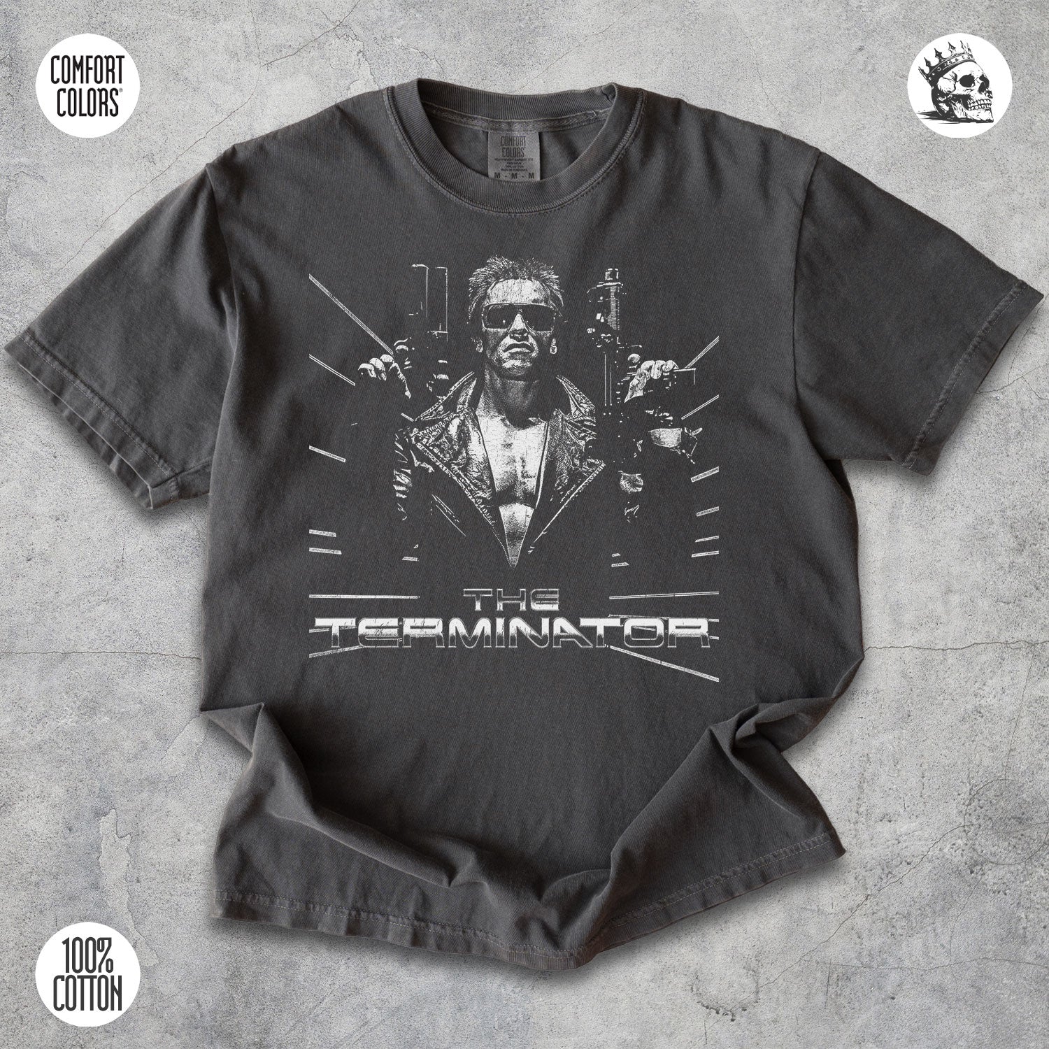The Terminator Shirt – Retro Cyborg Assassin Graphic Tee for Fans