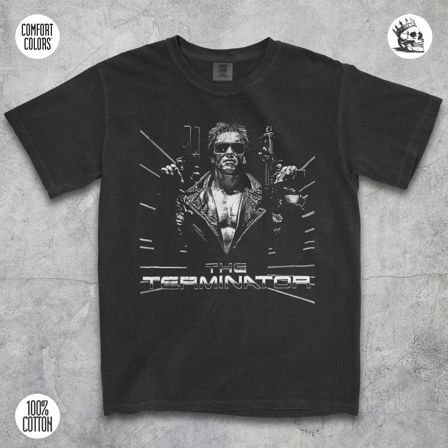 The Terminator Shirt – Retro Cyborg Assassin Graphic Tee for Fans