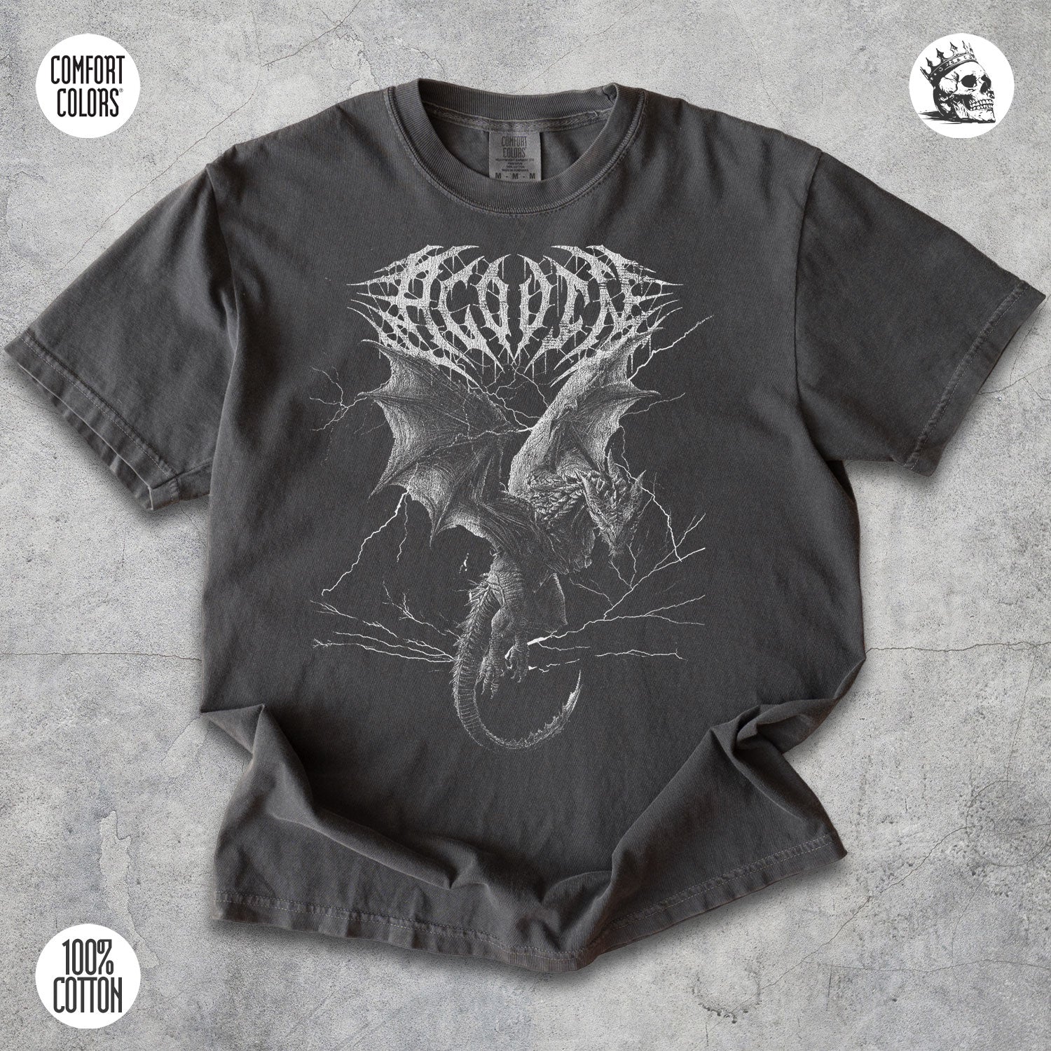 Alduin Dragon Shirt – World-Eater Graphic Tee for Fantasy Gamers