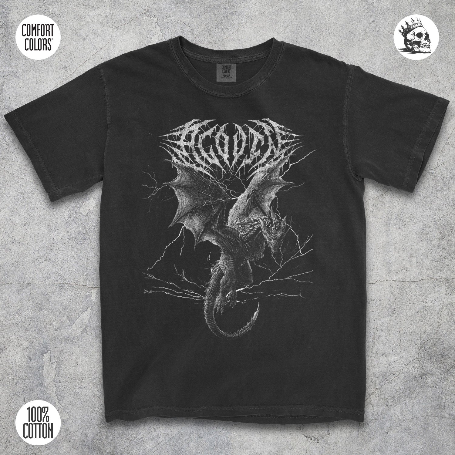 Alduin Dragon Shirt – World-Eater Graphic Tee for Fantasy Gamers