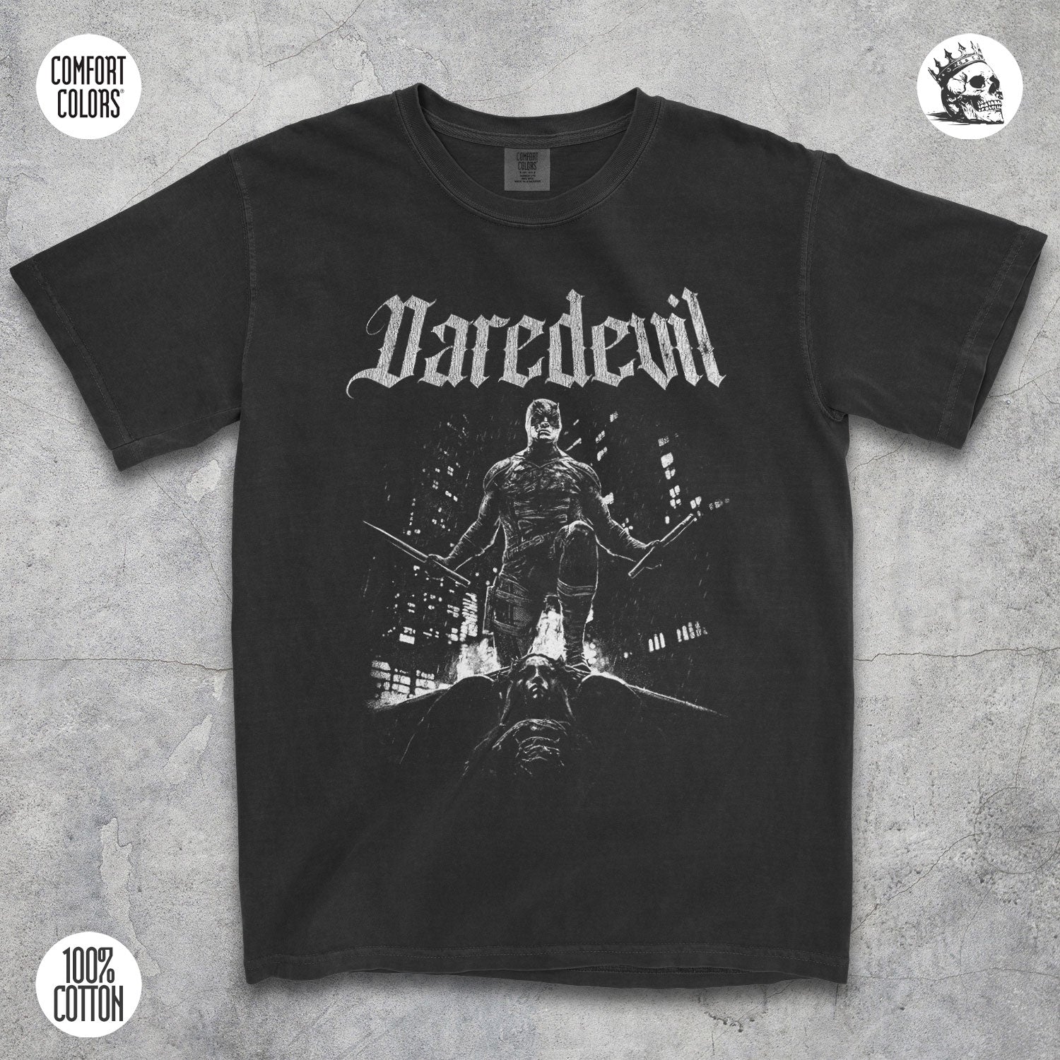 Daredevil Shirt – Blind Justice Graphic Tee for Street Heroes