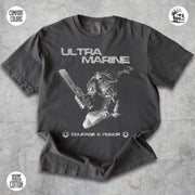 Ultramarine Shirt – Space Warrior Graphic Tee for Grimdark Fans