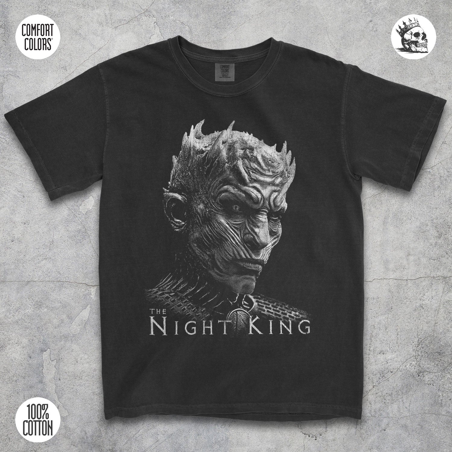 Night King Shirt – Ice Warlord Graphic Tee for Dark Fantasy Fans