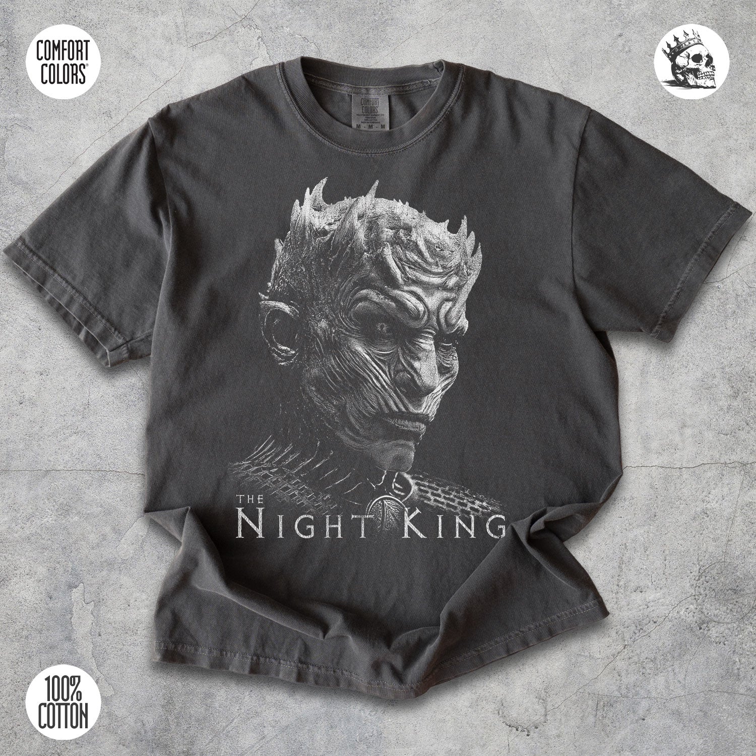 Night King Shirt – Ice Warlord Graphic Tee for Dark Fantasy Fans