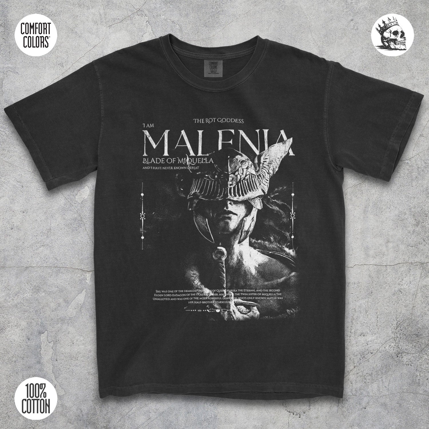 Malenia Elden Ring Shirt – Goddess of Rot Dark Fantasy Tee