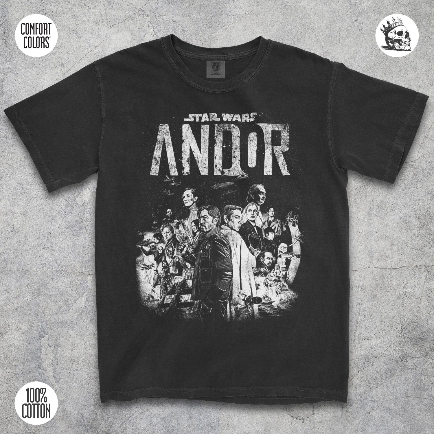 Andor Rebel Shirt – Gritty Sci-Fi Resistance Graphic Tee for Fans