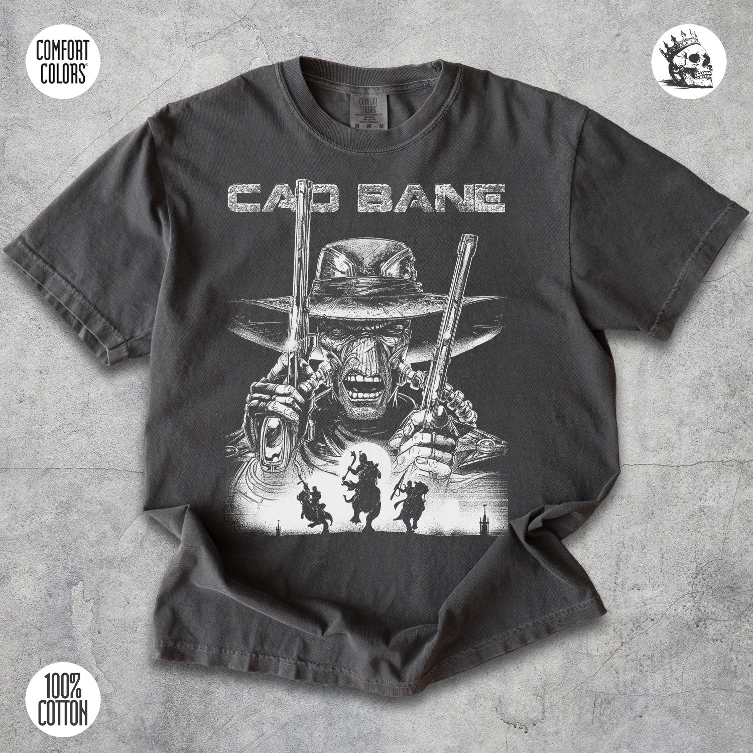 Cad Bane Shirt – Galactic Bounty Hunter Graphic Tee for Fans
