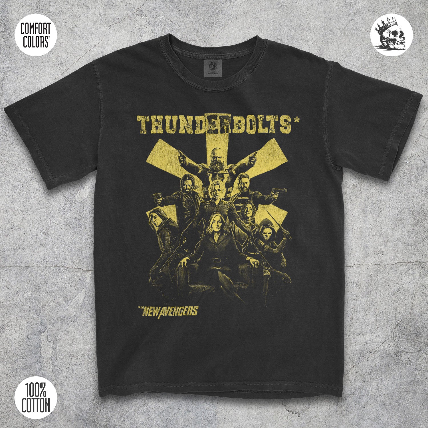 Thunderbolts Shirt – Dark Antihero Super Team Tee for Comic Fans