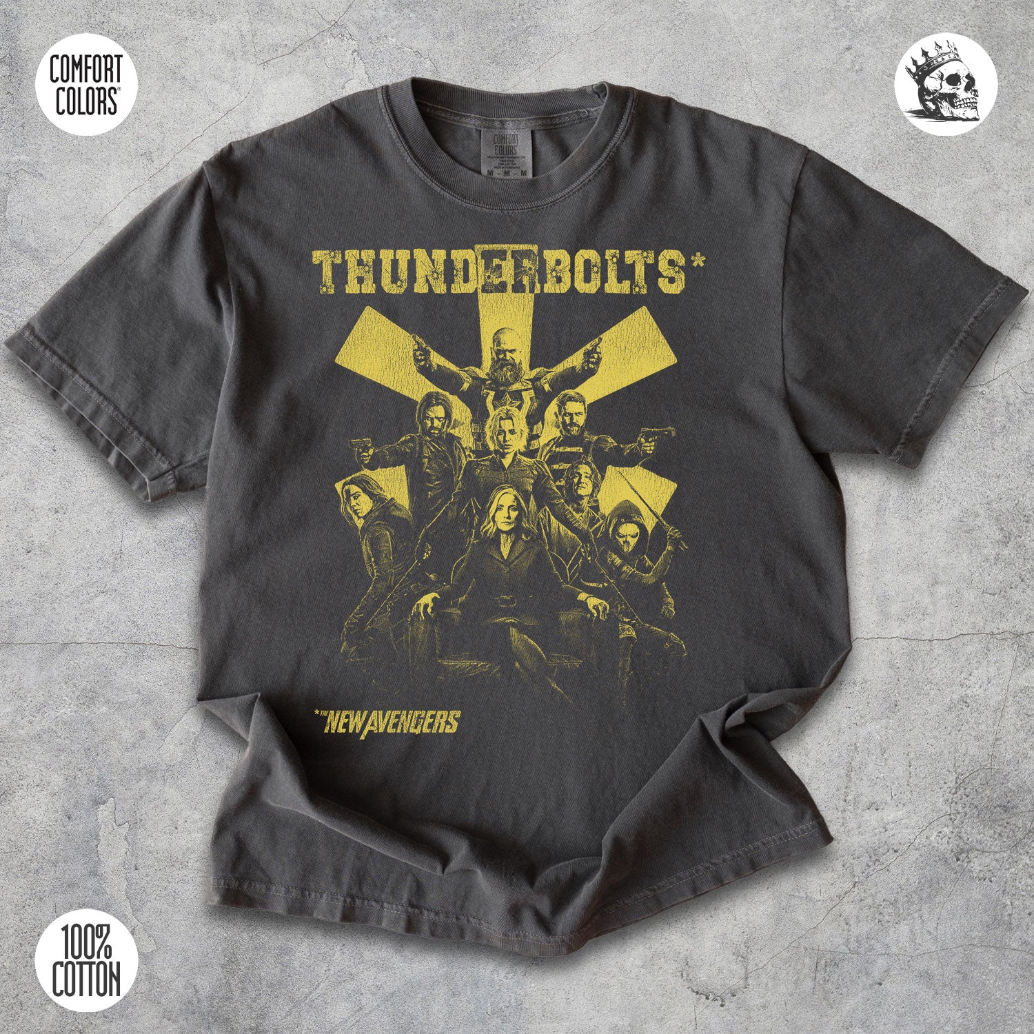 Thunderbolts Shirt – Dark Antihero Super Team Tee for Comic Fans