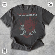 Samurai Logo Shirt – Cyberpunk 2077 Band Emblem Graphic Tee