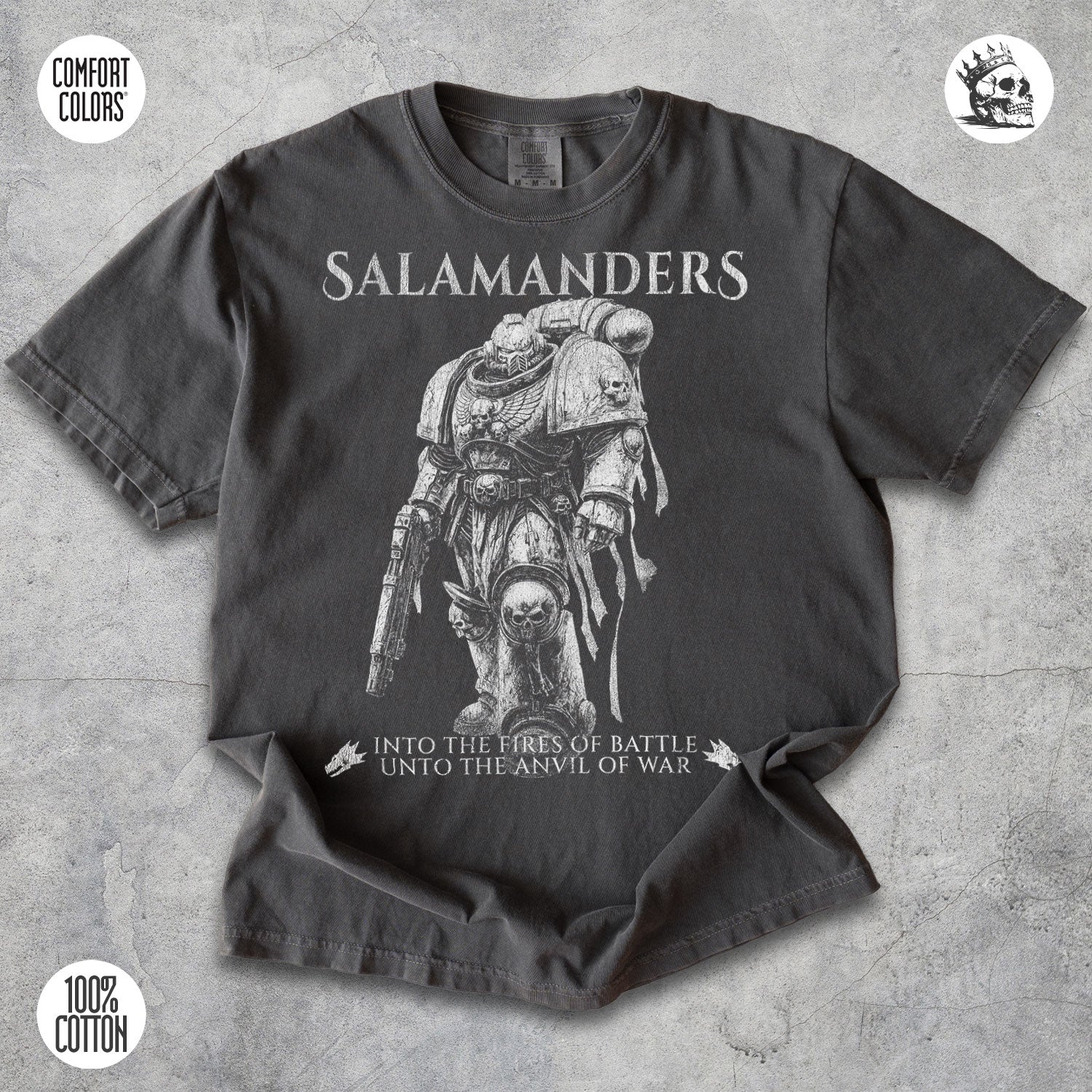 Salamander Legion Shirt – Fireborn Warrior Tee for Grimdark Fans