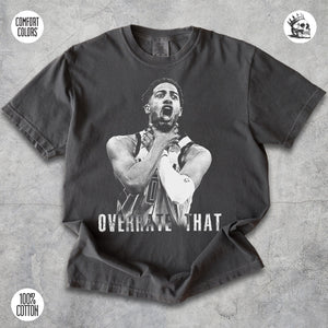 Overrate That Tee – Tyrese Haliburton Iconic Quote Basketball Shirt