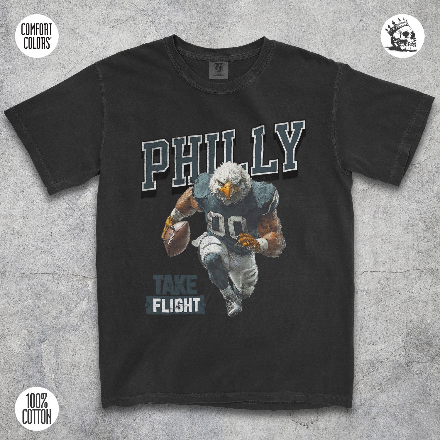 Philadelphia Eagles Take Flight Shirt – Vintage Football Fan Tee