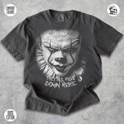 Pennywise Halloween Shirt – They All Float Down Here Horror Tee
