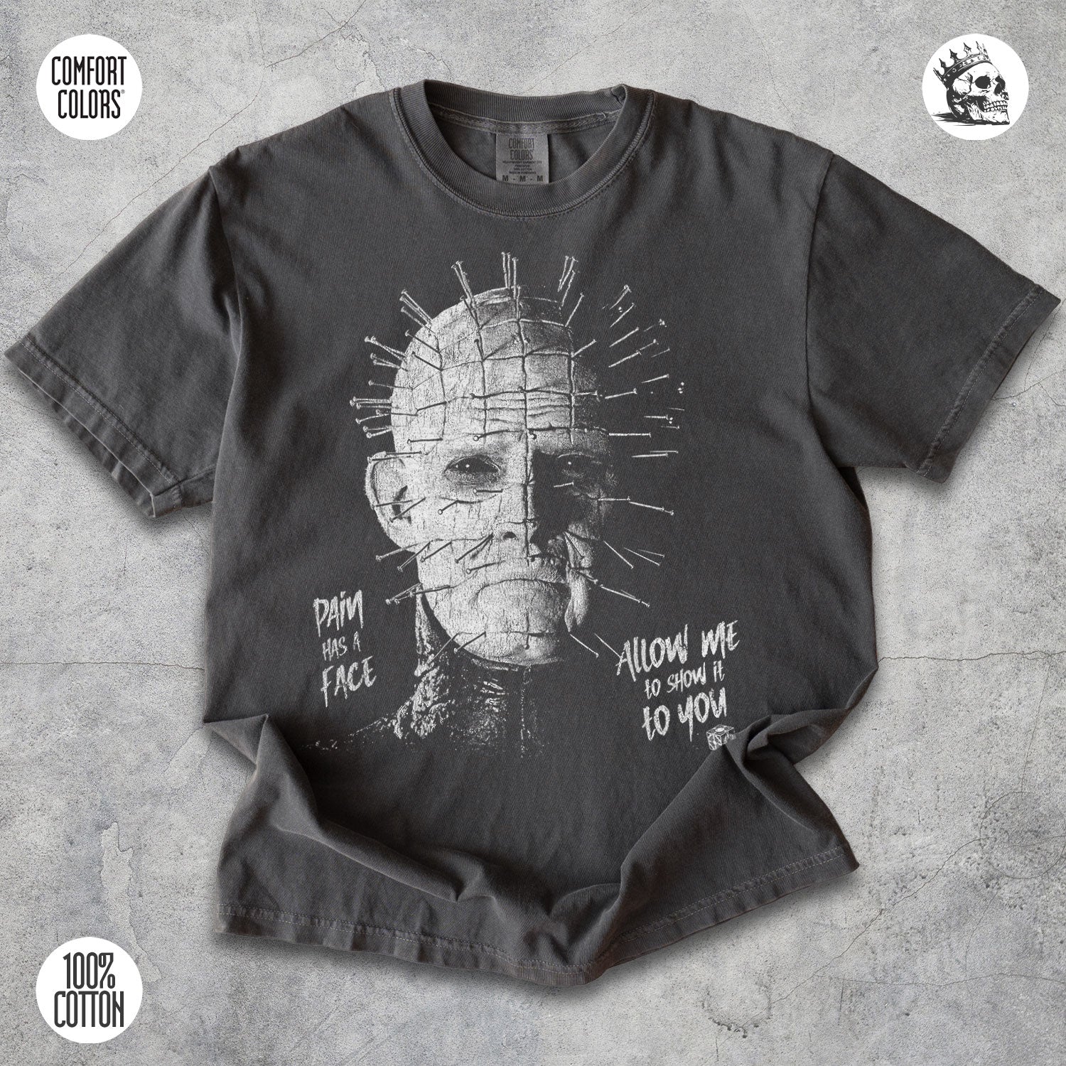 Pinhead Halloween Shirt – Hellraiser Horror Villain Graphic Tee