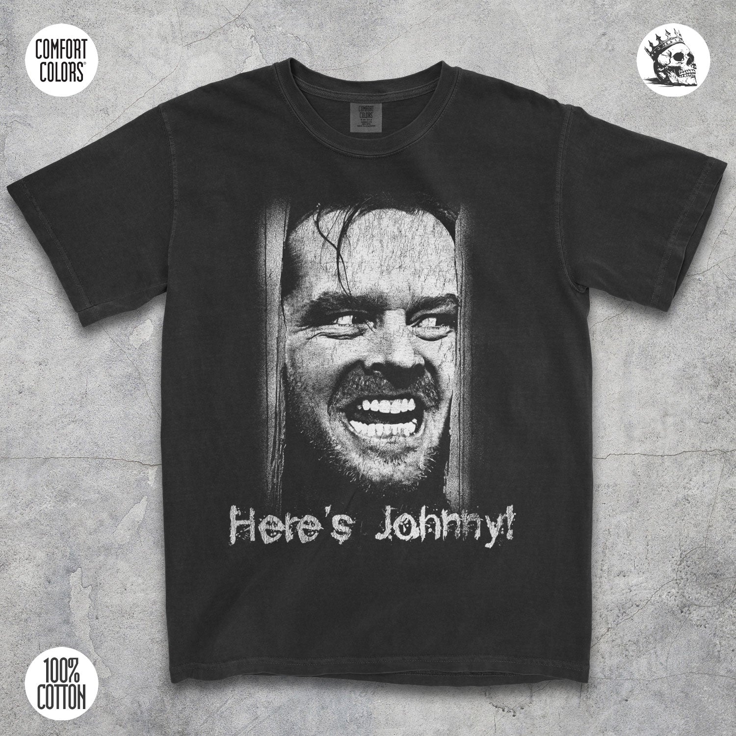 Here’s Johnny Shirt – The Shining Halloween Horror Graphic Tee