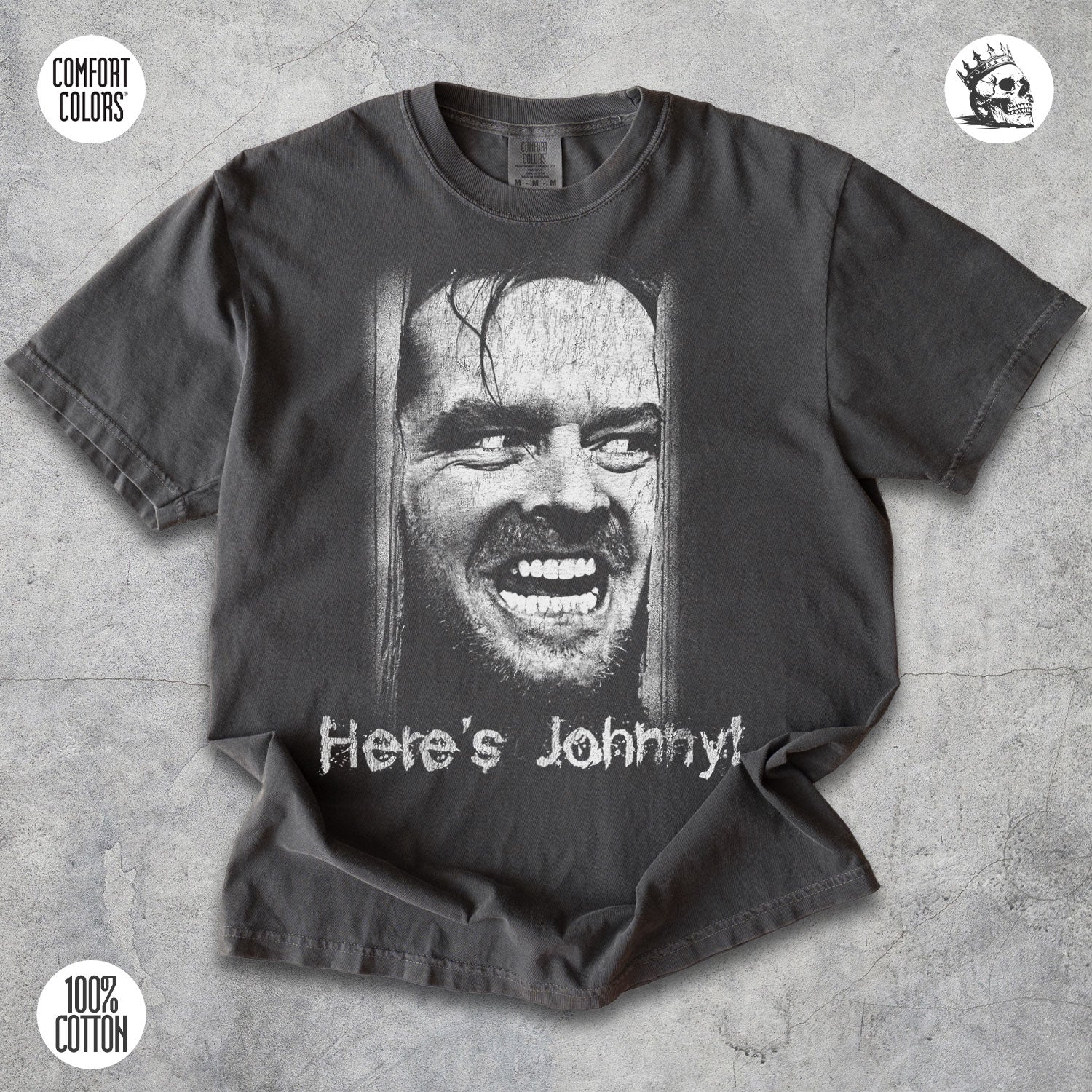 Here’s Johnny Shirt – The Shining Halloween Horror Graphic Tee