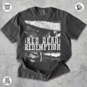 Arthur Morgan Red Dead Redemption 2 graphic t-shirt by Cruel Royalty, vintage western streetwear on Comfort Colors.