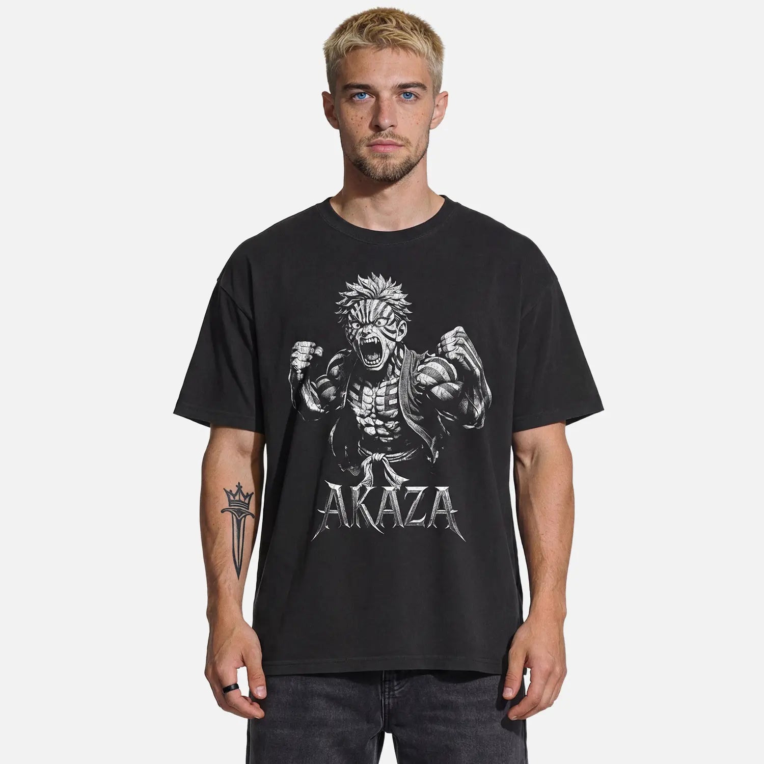 Akaza Tee – Demon Slayer Upper Moon Three Shirt - Cruel Royalty