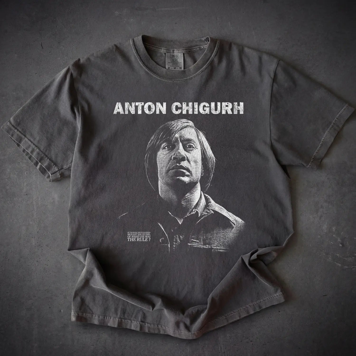 Anton Chigurh Tee – No Country for Old Men Shirt - Cruel Royalty