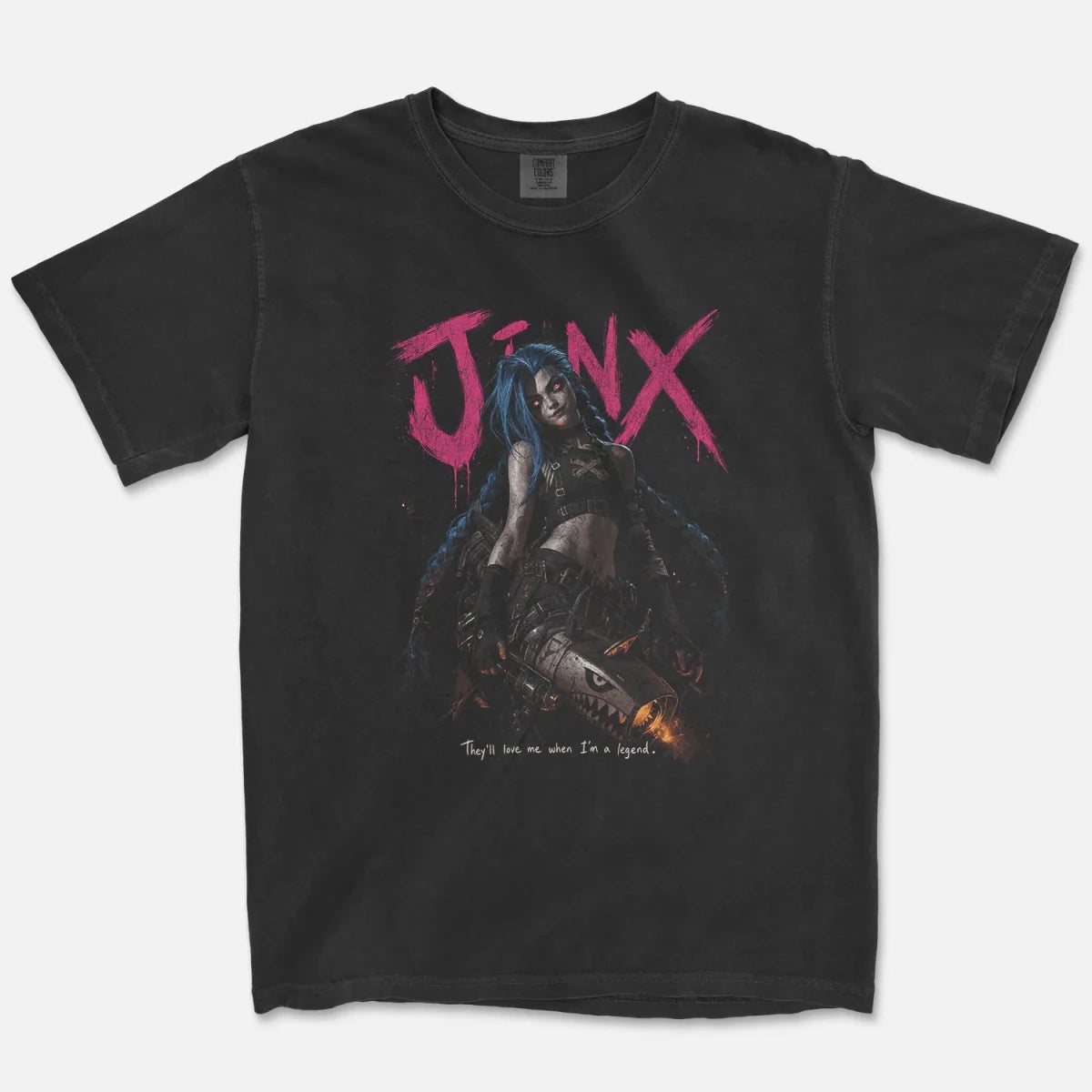 Jinx Tee – Arcane League of Legends They'll Love Me Shirt - Cruel Royalty