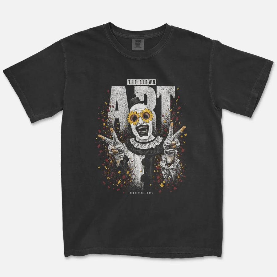 Silent Clown Tee – Sinister Circus Shirt - Cruel Royalty