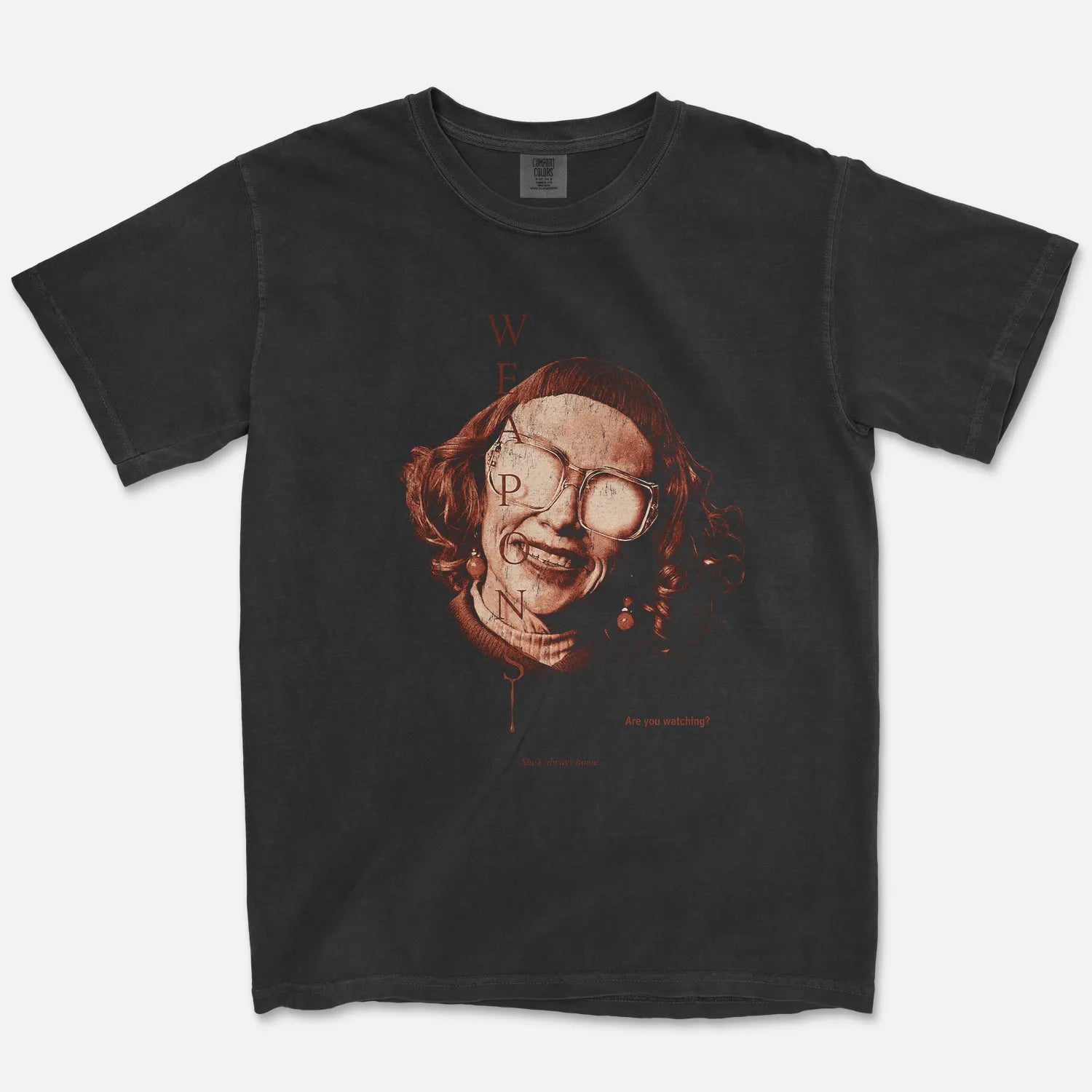 The Watcher Tee – She's Always Home Shirt - Comfort Colors