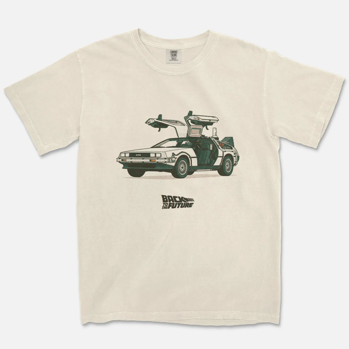 Time Machine Tee – 80s Gullwing Car Shirt