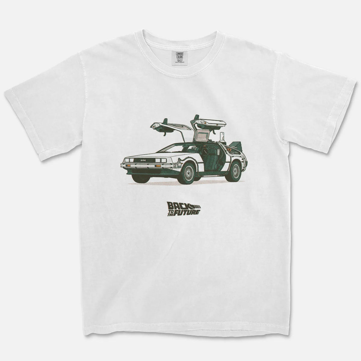 Time Machine Tee – 80s Gullwing Car Shirt