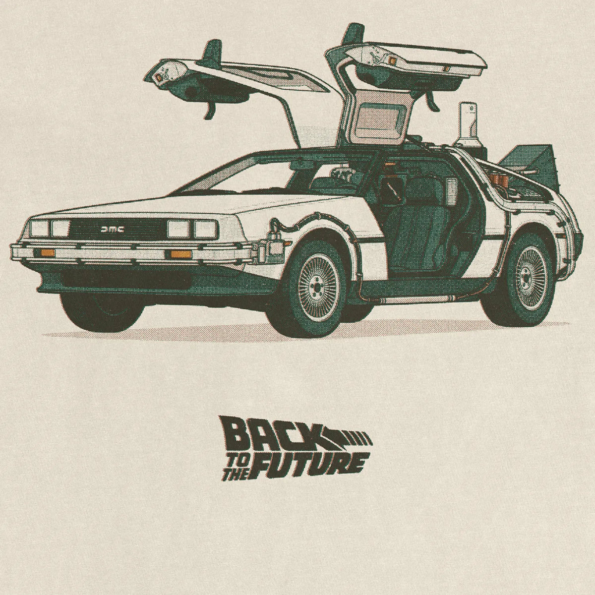Time Machine Tee – 80s Gullwing Car Shirt