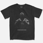 Behind the Mask Tee – Masked Villain Quote Shirt