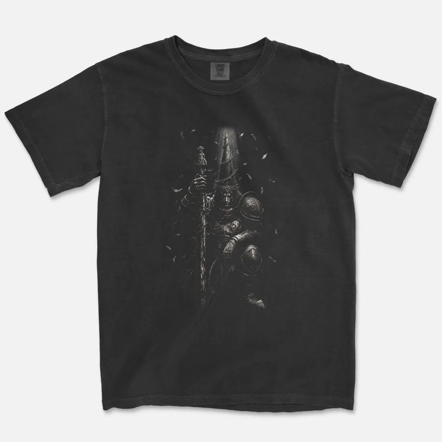 The Penitent Tee – Silent Sorrow Knight Shirt - Cruel Royalty