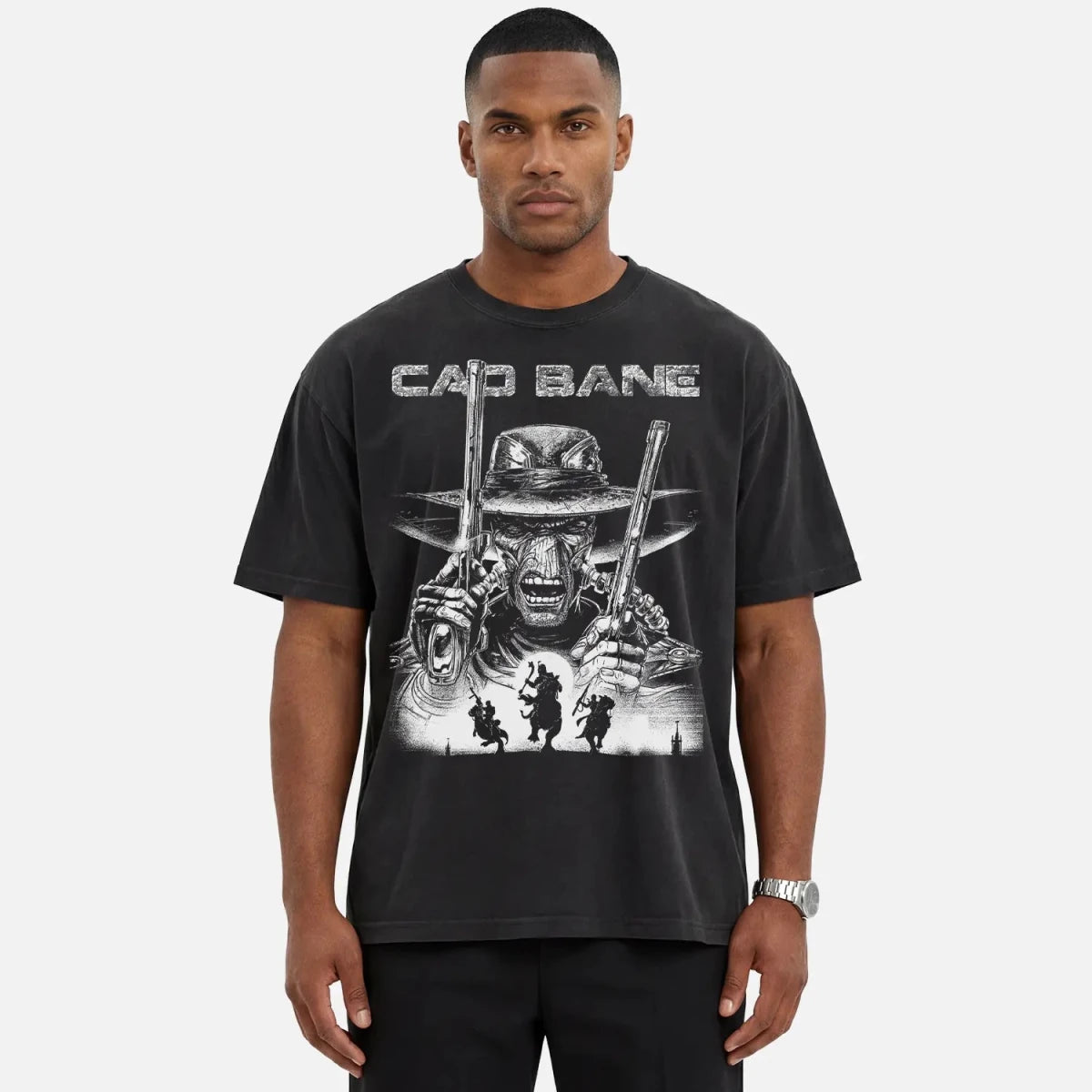 Bounty Hunter Blue Graphic Tee - Cruel Royalty