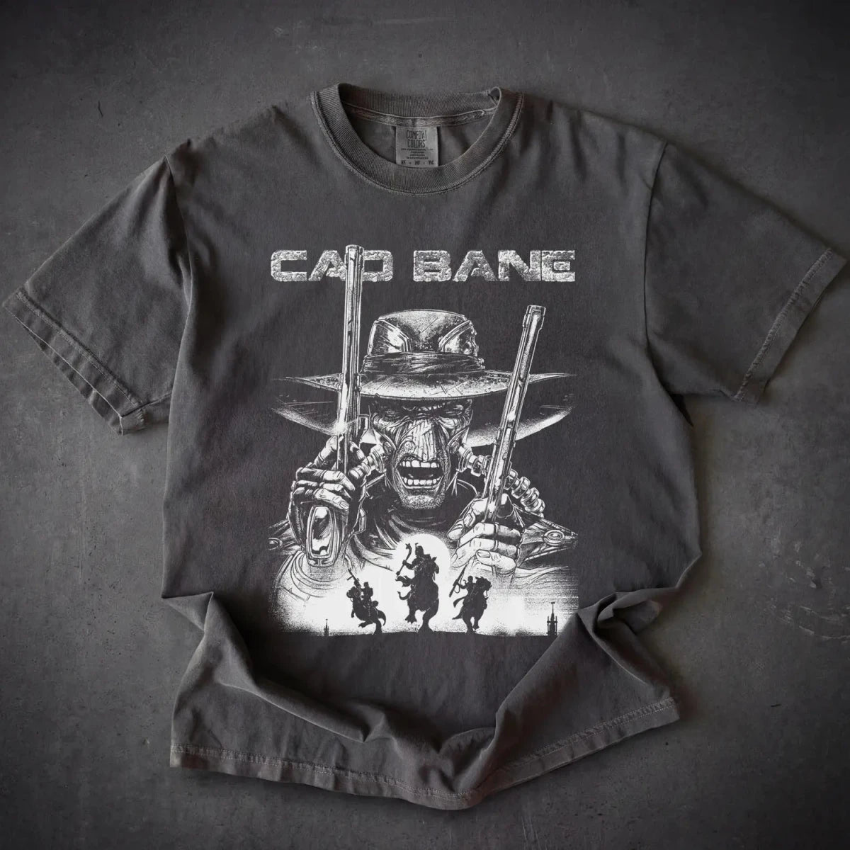 Bounty Hunter Blue Graphic Tee - Cruel Royalty