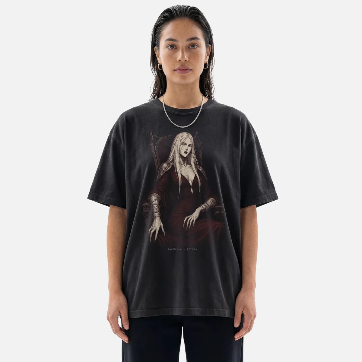 Carmilla Styria Tee – Vampire Queen Gothic Dark Fantasy Shirt - Cruel Royalty