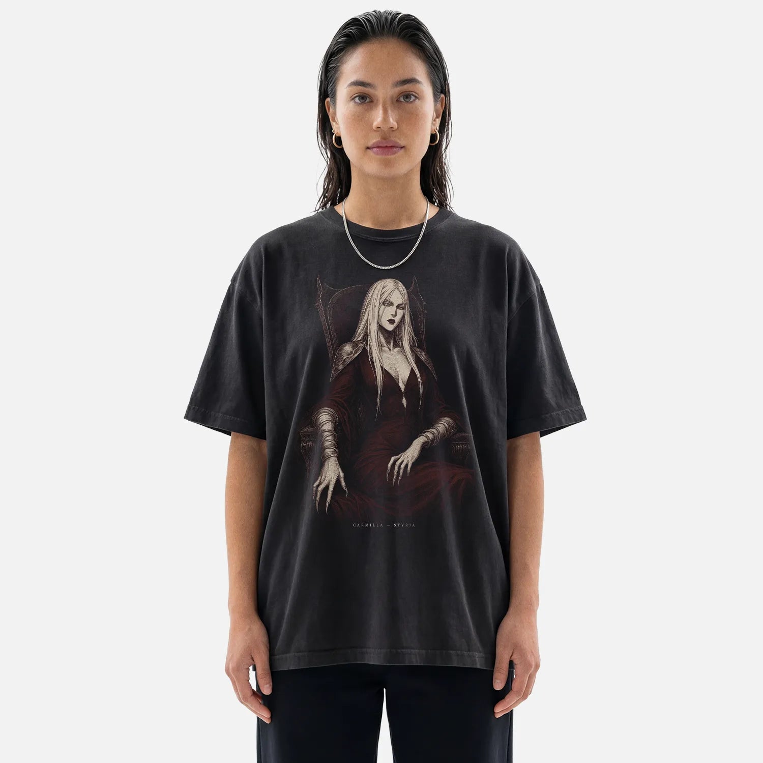 Carmilla Styria Tee – Vampire Queen Gothic Dark Fantasy Shirt - Comfort Colors