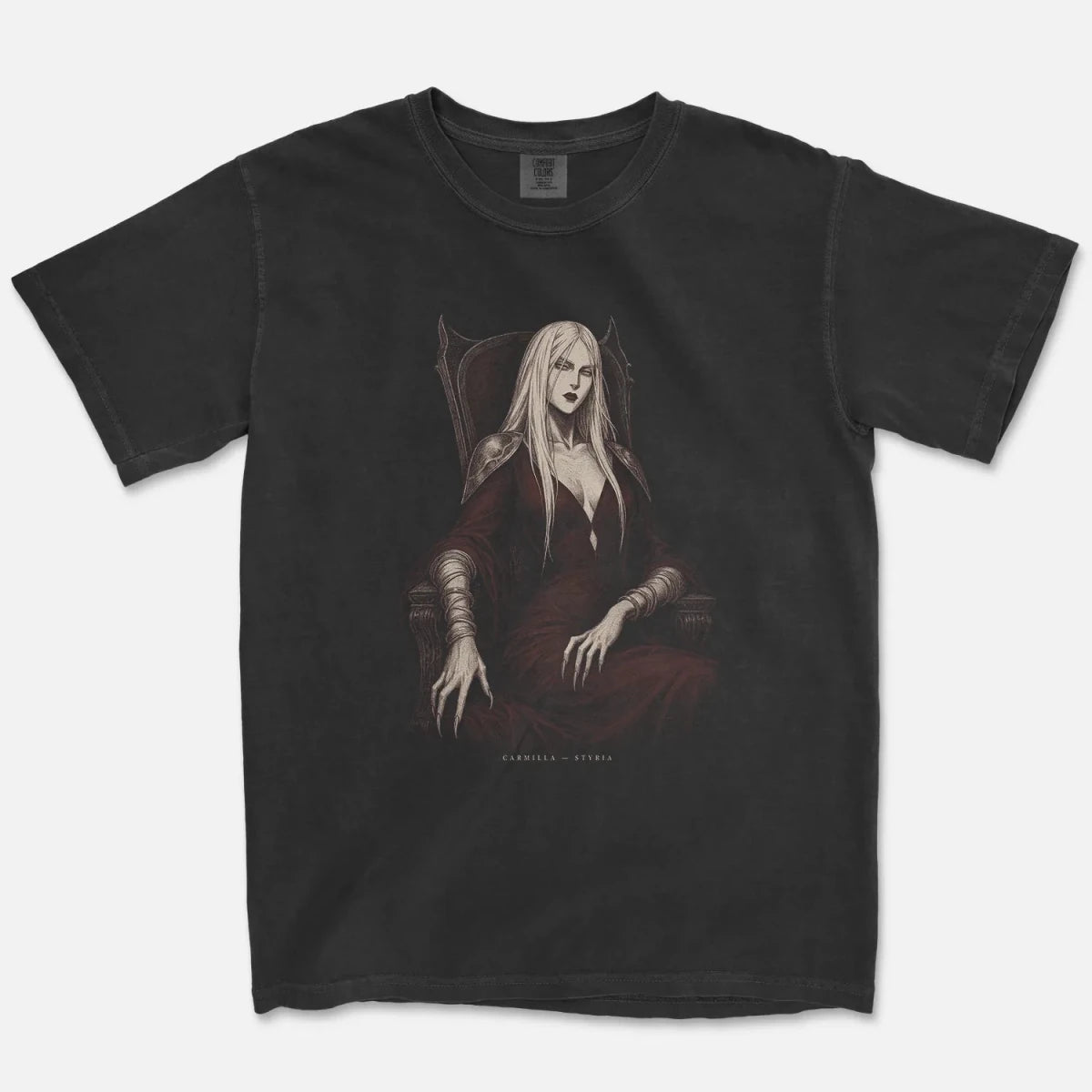 Carmilla Styria Tee – Vampire Queen Gothic Dark Fantasy Shirt - Cruel Royalty