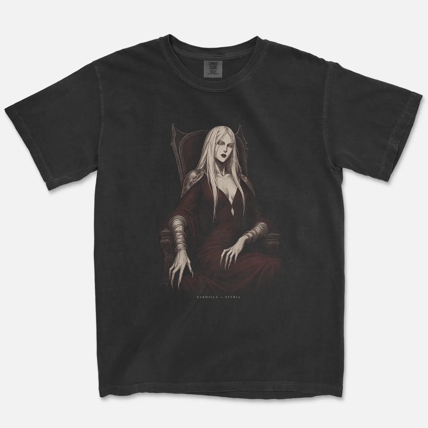 Carmilla Styria Tee – Vampire Queen Gothic Dark Fantasy Shirt - Comfort Colors