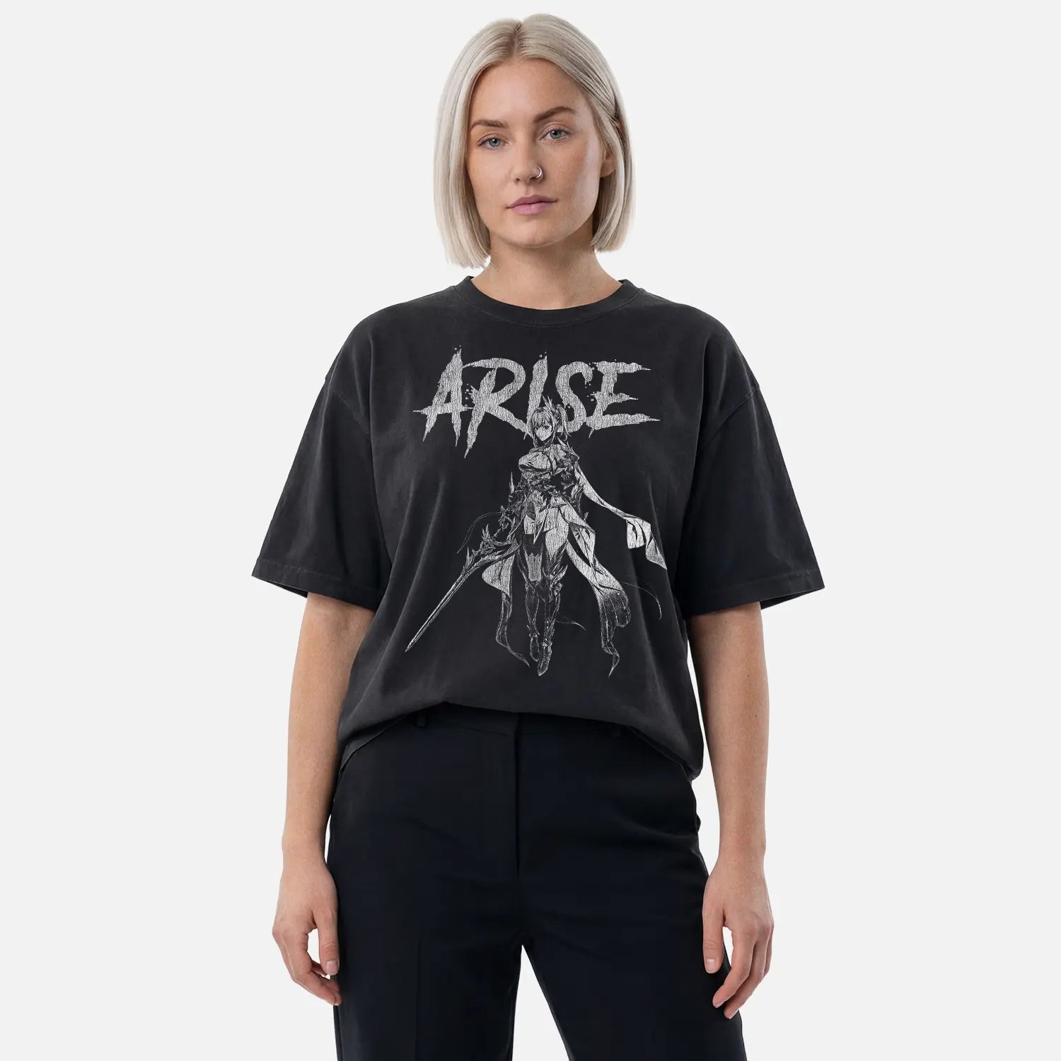 Cha Hae - In Tee – Solo Leveling Hunter Shirt - Cruel Royalty